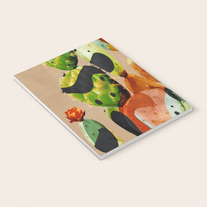 Abstract Modern Cactus 1 Notebook Gallery Image 3