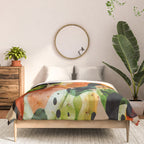Abstract Modern Cactus 1 Comforter Gallery Image 3