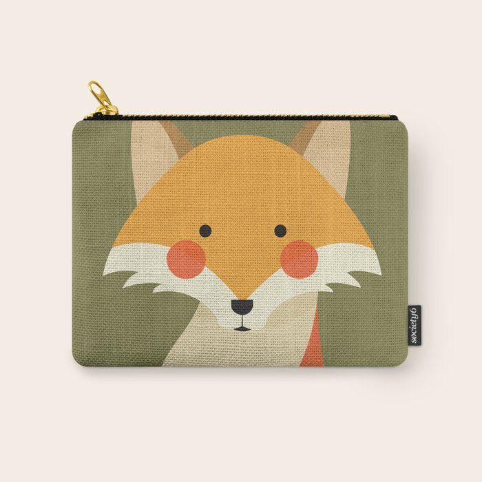 Red Fox, Animal Portrait Carry All Pouch Gallery Image 1