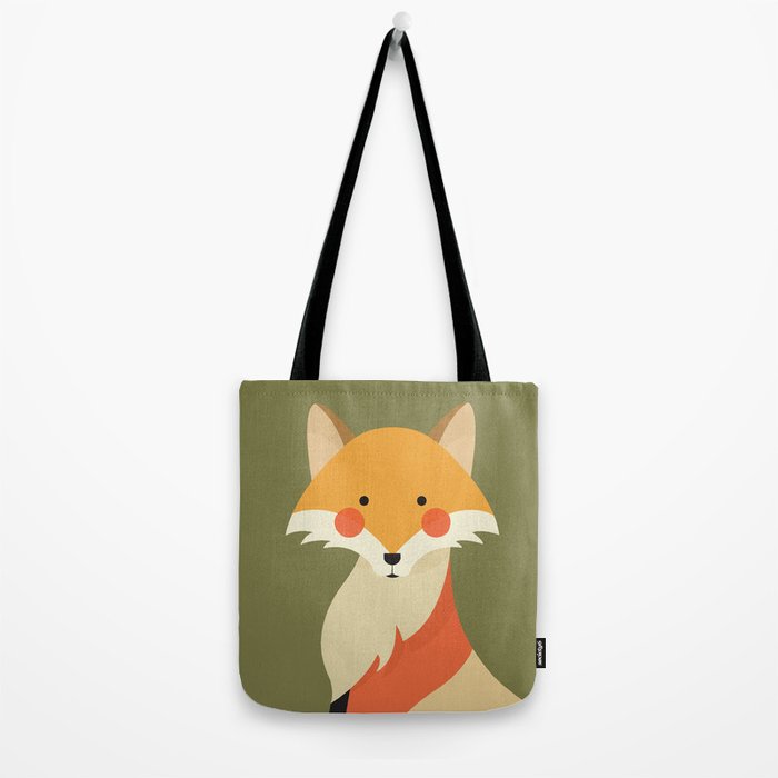 Red Fox, Animal Portrait Tote Bag Gallery Image 2