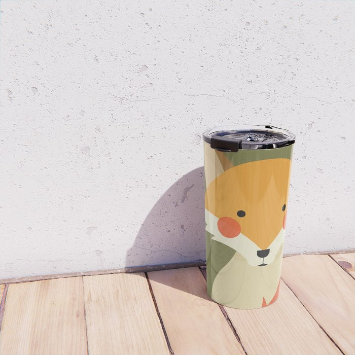 Red Fox, Animal Portrait Travel Mug Gallery Image 4