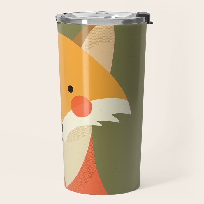 Red Fox, Animal Portrait Travel Mug Gallery Image 2
