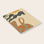 vintage flower vase with check  Notebook Gallery Image 2