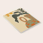 vintage flower vase with check  Notebook Gallery Image 3