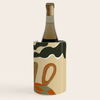 vintage flower vase with check  Wine Chiller Gallery Image 3