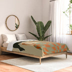 vintage flower vase with check  Comforter Gallery Image 2