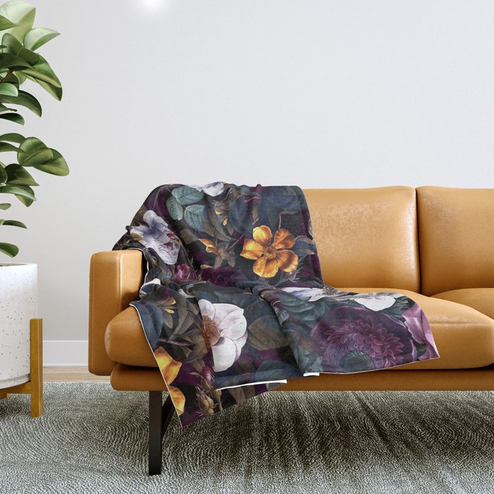 Viva Magenta 18-1750 Pantone's Color of the Year 2023 II Throw Blanket Gallery Image 1