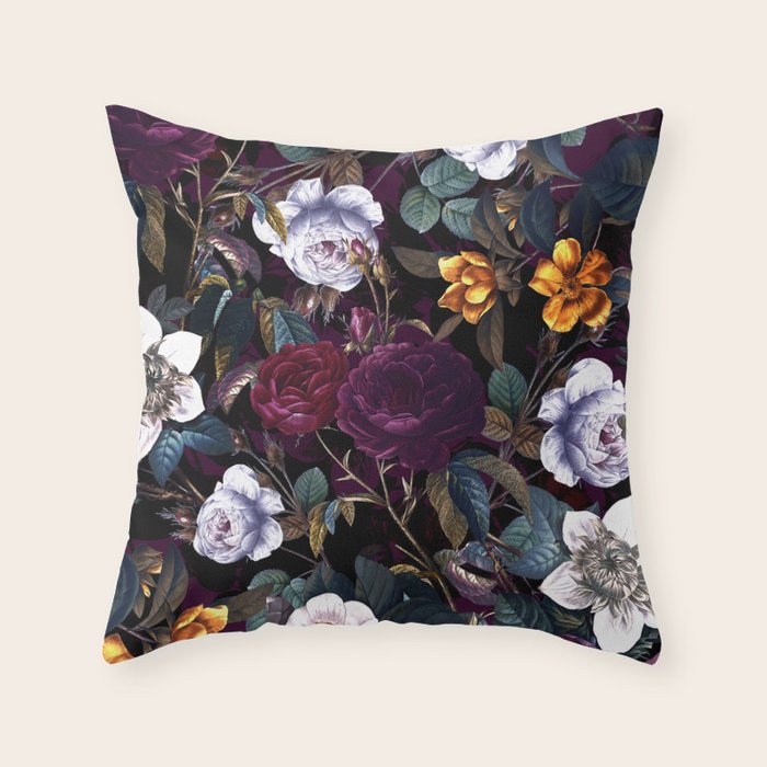 Viva Magenta 18-1750 Pantone's Color of the Year 2023 II Throw Pillow Gallery Image 1