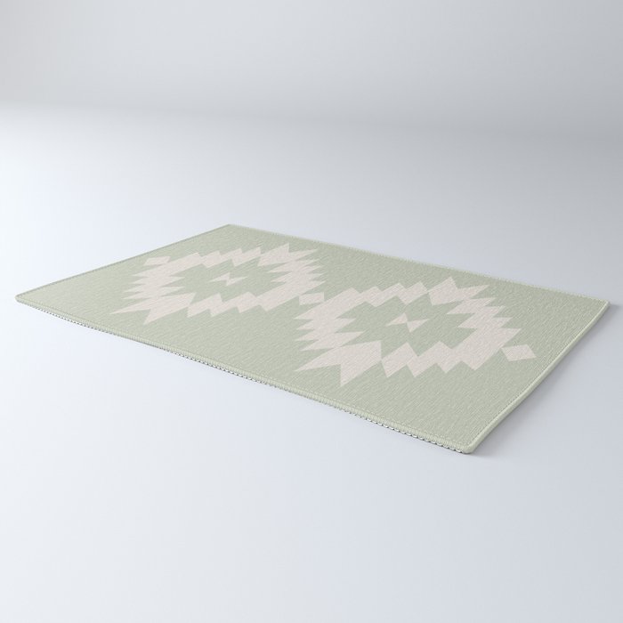 Southwestern Minimalism - Neutral Sage Green Rug Gallery Image 3