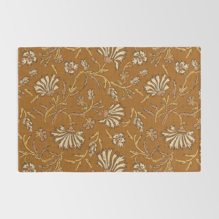 KALAMI FLORAL MUSTARD Rug Gallery Image 2