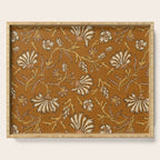 KALAMI FLORAL MUSTARD Serving Tray Gallery Image 1