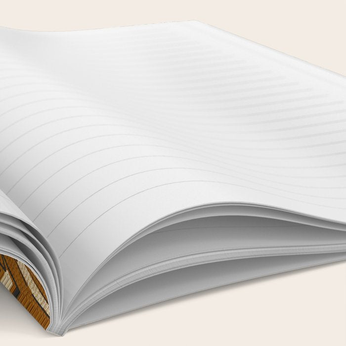 KALAMI FLORAL MUSTARD Notebook Gallery Image 2