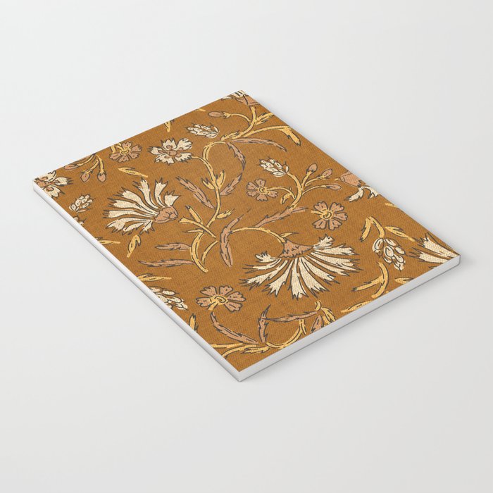 KALAMI FLORAL MUSTARD Notebook Gallery Image 3