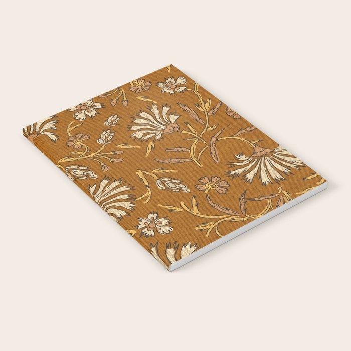 KALAMI FLORAL MUSTARD Notebook Gallery Image 2