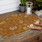 KALAMI FLORAL MUSTARD Outdoor Rug Gallery Image 2