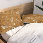 KALAMI FLORAL MUSTARD Pillow Sham Gallery Image 2