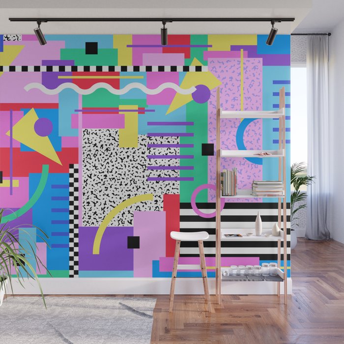 Memphis pattern 131 - 80s / 90s Retro Wall Mural Gallery Image 1