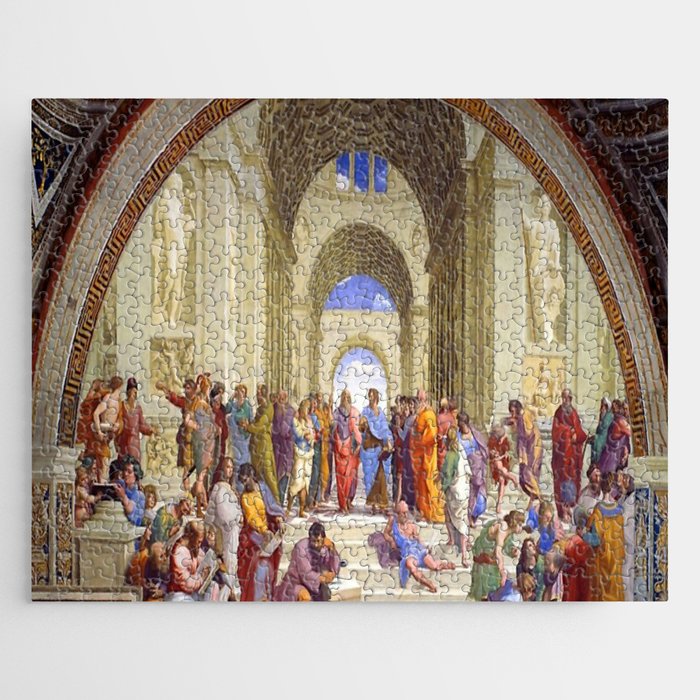 Raffaello Sanzio da Urbino - The School of Athens, 1509-1510 Jigsaw Puzzle Gallery Image 1