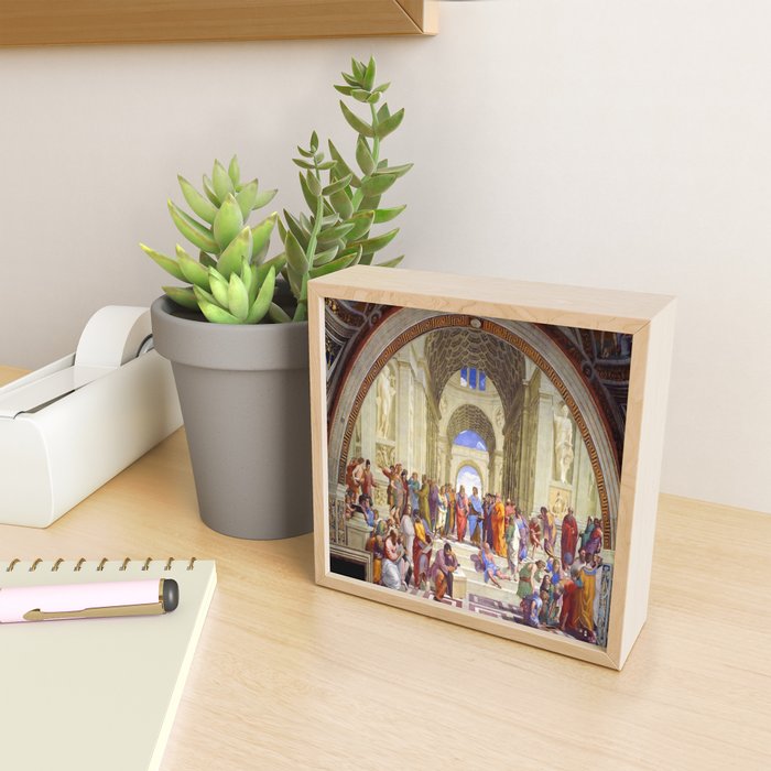 Raffaello Sanzio da Urbino - The School of Athens, 1509-1510 Mini Art Print Gallery Image 2