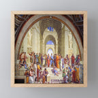 Raffaello Sanzio da Urbino - The School of Athens, 1509-1510 Mini Art Print Gallery Image 1
