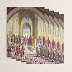 Raffaello Sanzio da Urbino - The School of Athens, 1509-1510 Wrapping Paper Gallery Image 3