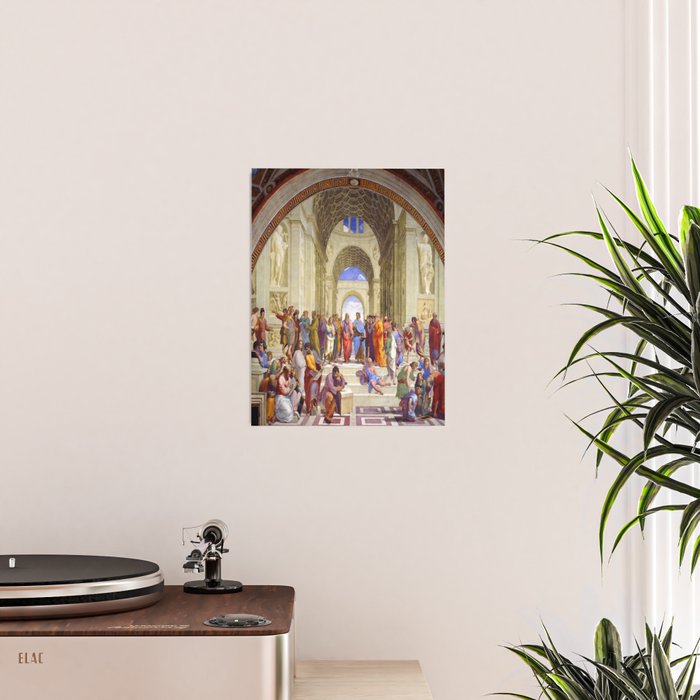 Raffaello Sanzio da Urbino - The School of Athens, 1509-1510 Poster Gallery Image 2