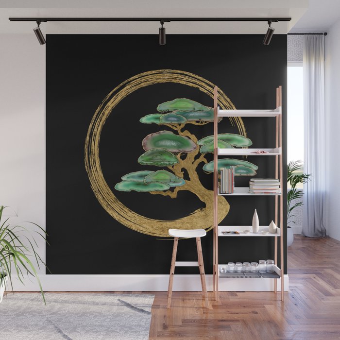 Zen Enzo Geode Bonsai Tree Wall Mural Gallery Image 1