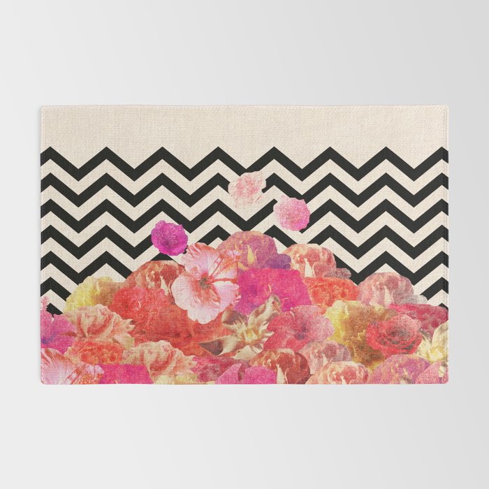 Chevron Flora II Rug Gallery Image 2