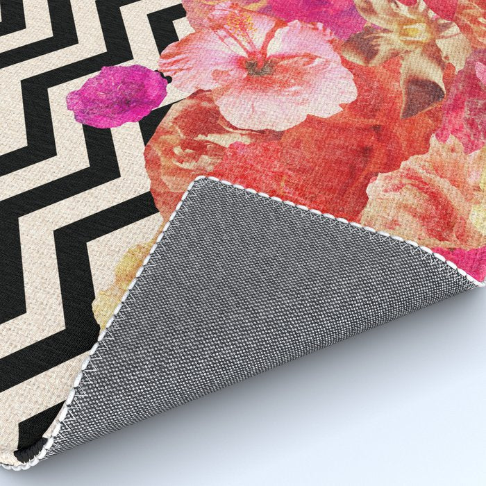 Chevron Flora II Rug Gallery Image 4