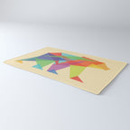 Fractal Geometric bear Rug Gallery Image 3