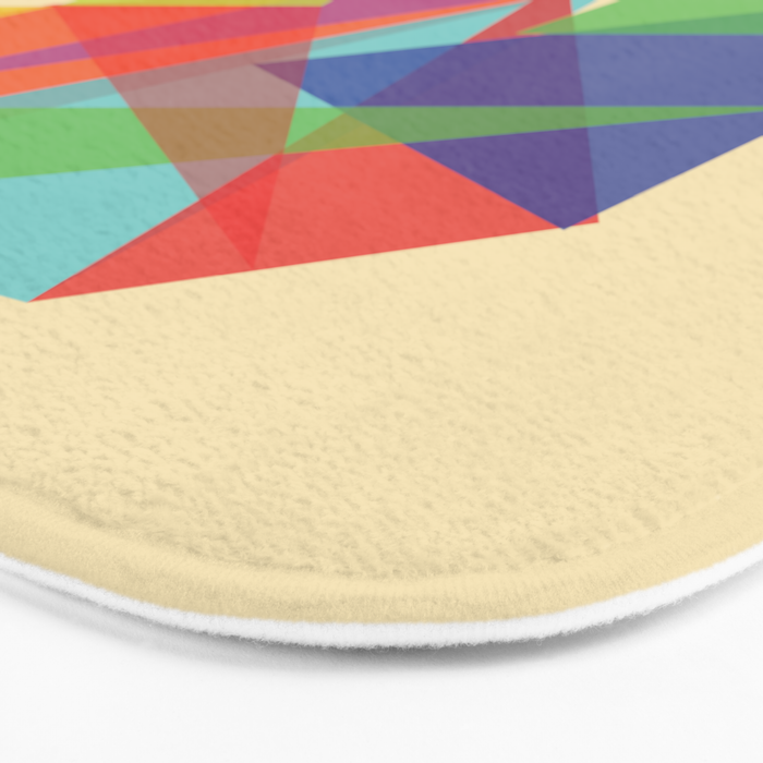 Fractal Geometric bear Bath Mat Gallery Image 3