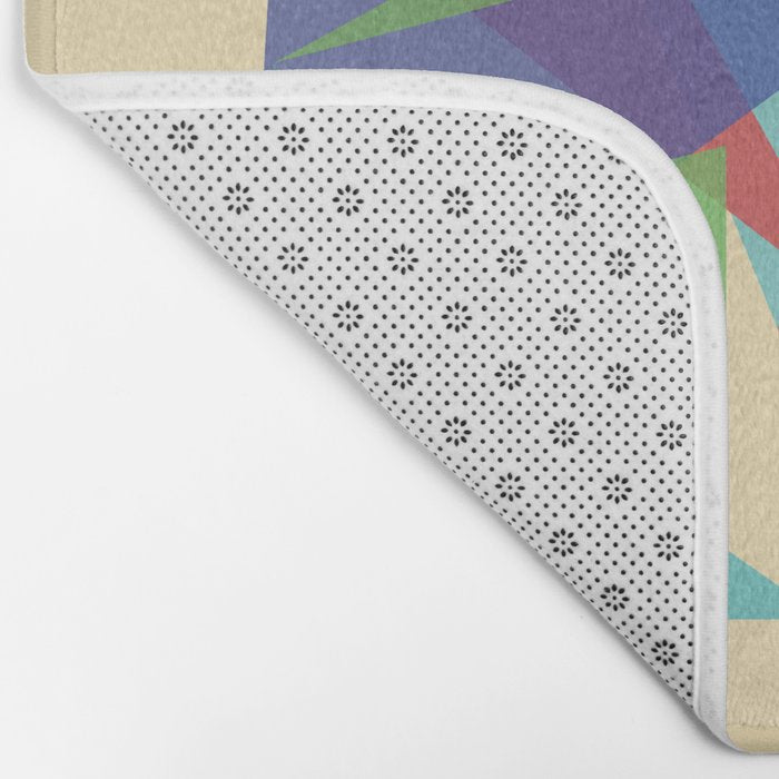 Fractal Geometric bear Bath Mat Gallery Image 2