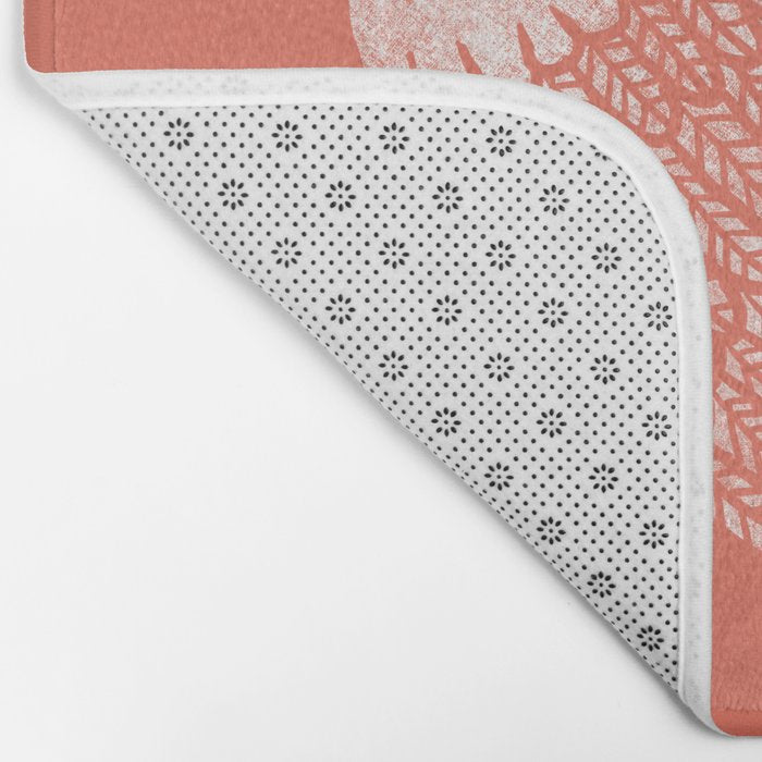 Love birds sitting on a tree Bath Mat Gallery Image 2