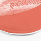 Love birds sitting on a tree Bath Mat Gallery Image 3