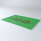 Music notes garden Rug Gallery Image 3