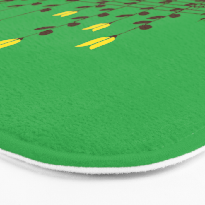 Music notes garden Bath Mat Gallery Image 3