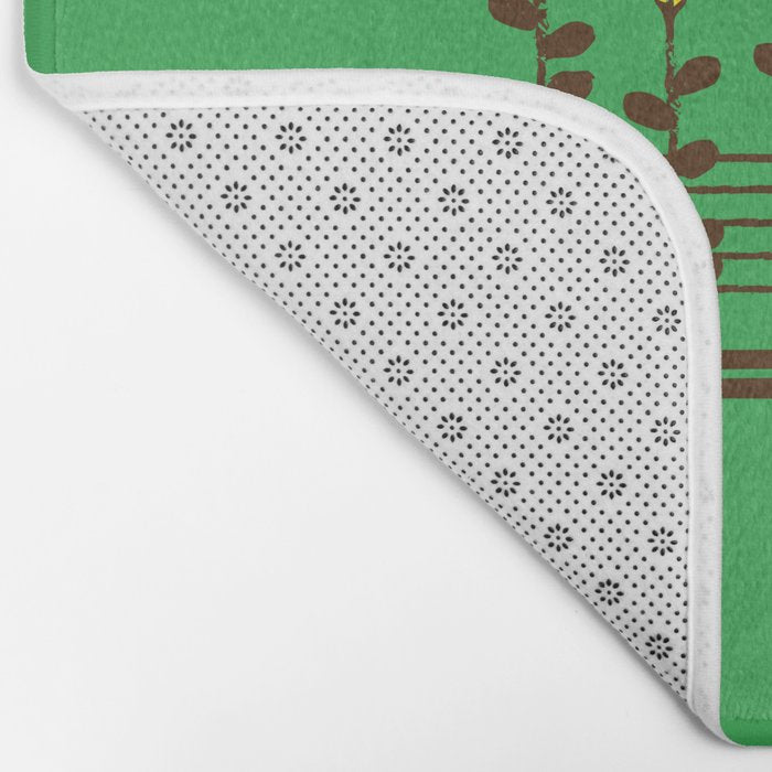 Music notes garden Bath Mat Gallery Image 2
