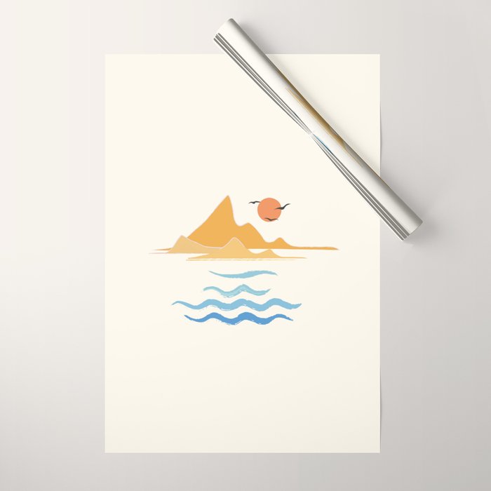 Minimalistic Summer III Wrapping Paper Gallery Image 1