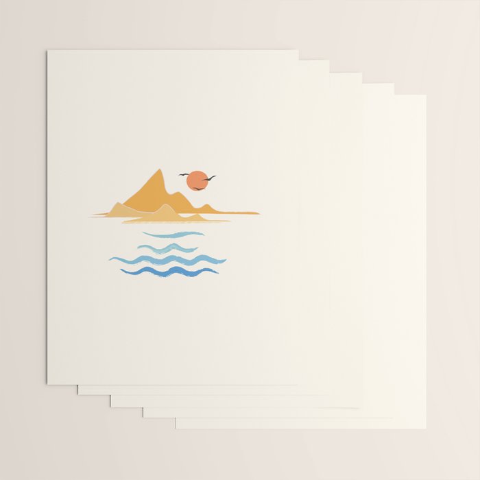 Minimalistic Summer III Wrapping Paper Gallery Image 3