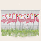 Cuban Pink Flamingos Wall Hanging Gallery Image 1