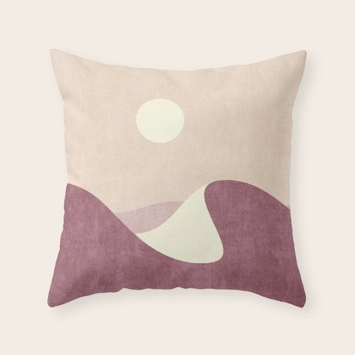LANDSHAPES / Desert - Day Throw Pillow Gallery Image 6