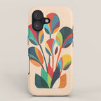 Ikebana - Geometric flower iPhone Case Gallery Image 1