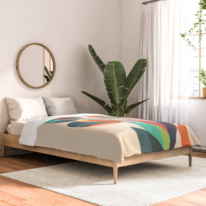 Ikebana - Geometric flower Comforter Gallery Image 2