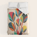 Ikebana - Geometric flower Comforter Gallery Image 6