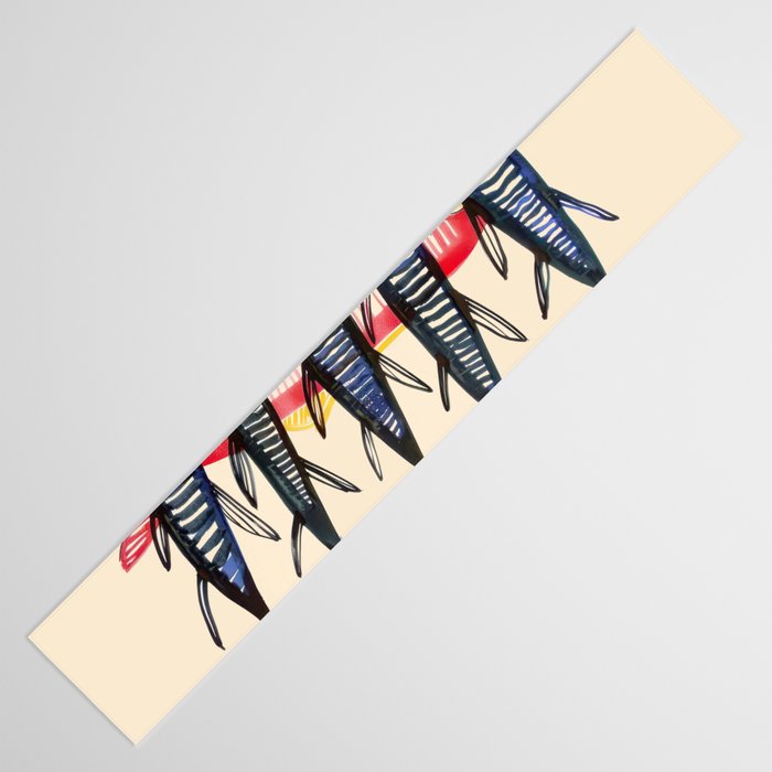 Deep Sea Stripes Table Runner Gallery Image 3