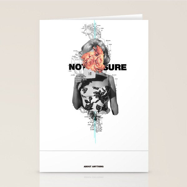 Not Sure About Anything Stationery Card Gallery Image 2