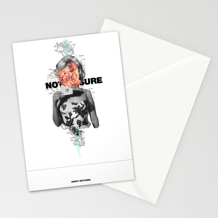 Not Sure About Anything Stationery Card Gallery Image 2