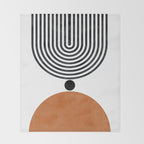 Abtract Modern Throw Blanket Gallery Image 2