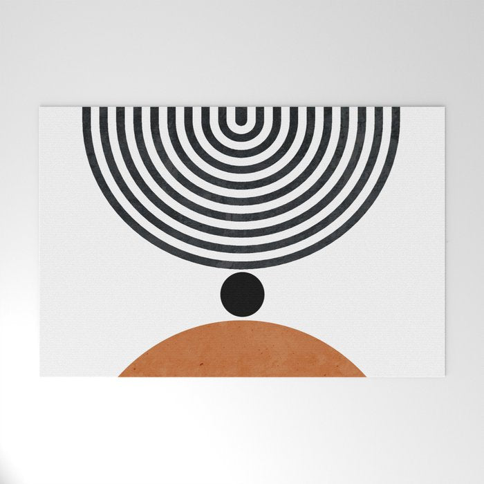 Abtract Modern Welcome Mat Gallery Image 1