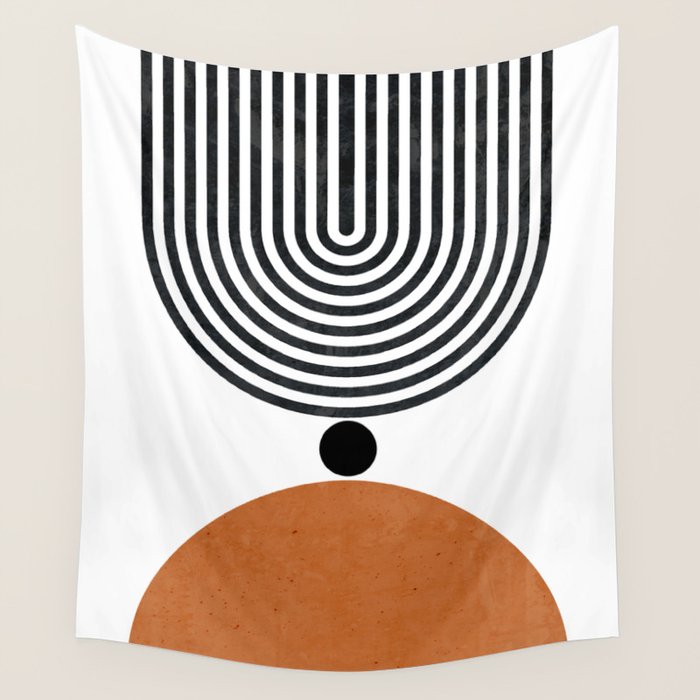 Abtract Modern Wall Tapestry Gallery Image 1